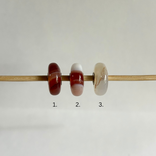 PINK STRIPED AGATE - SOLD SEPARATELY