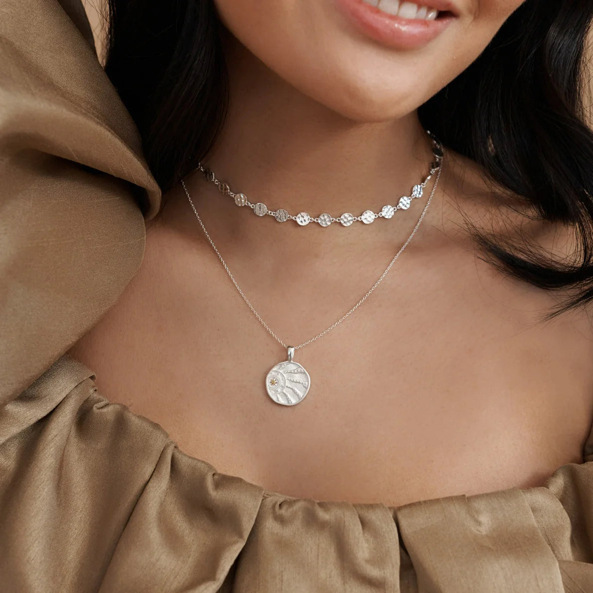 DAISY HILL X MURKANI SUN SPIRIT NECKLACE