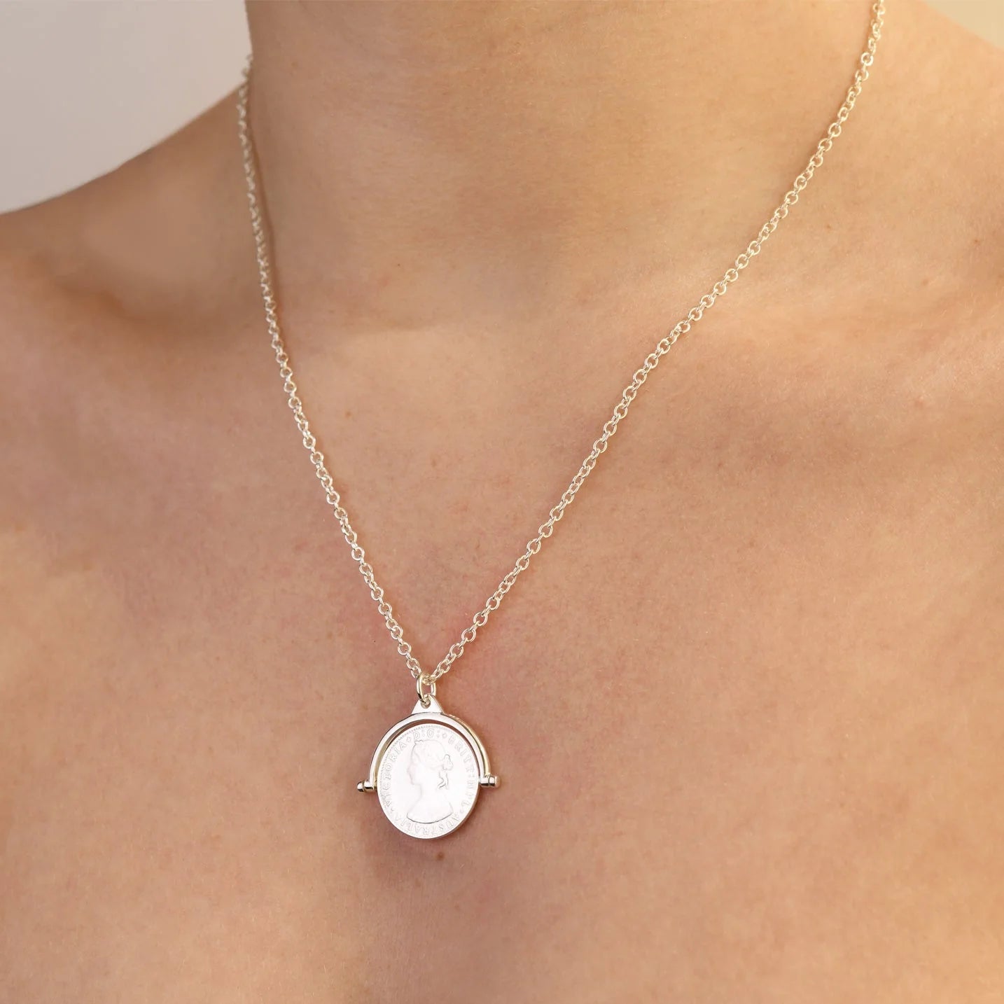 VT COIN FLIP NECKLACE