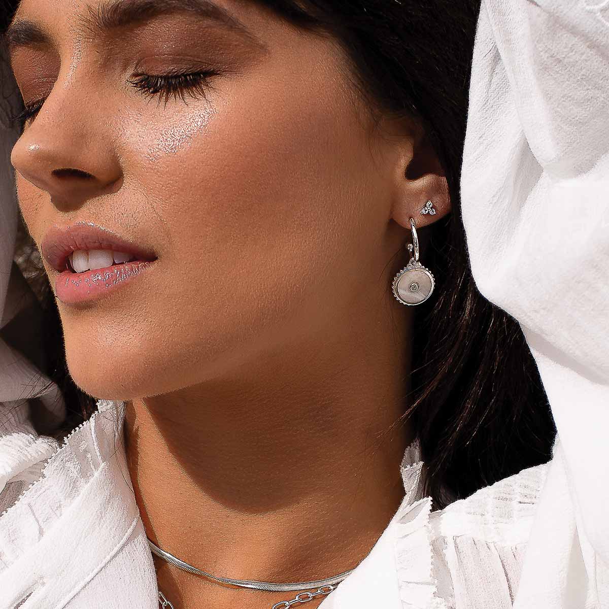 HALCYON SHIELD EARRINGS