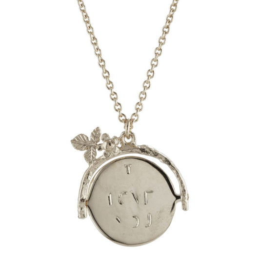 ALEX MONROE I LOVE YOU SPINNER NECKLACE