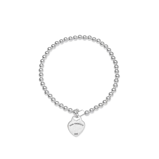 VT FLAT HEART STRETCH BRACELET