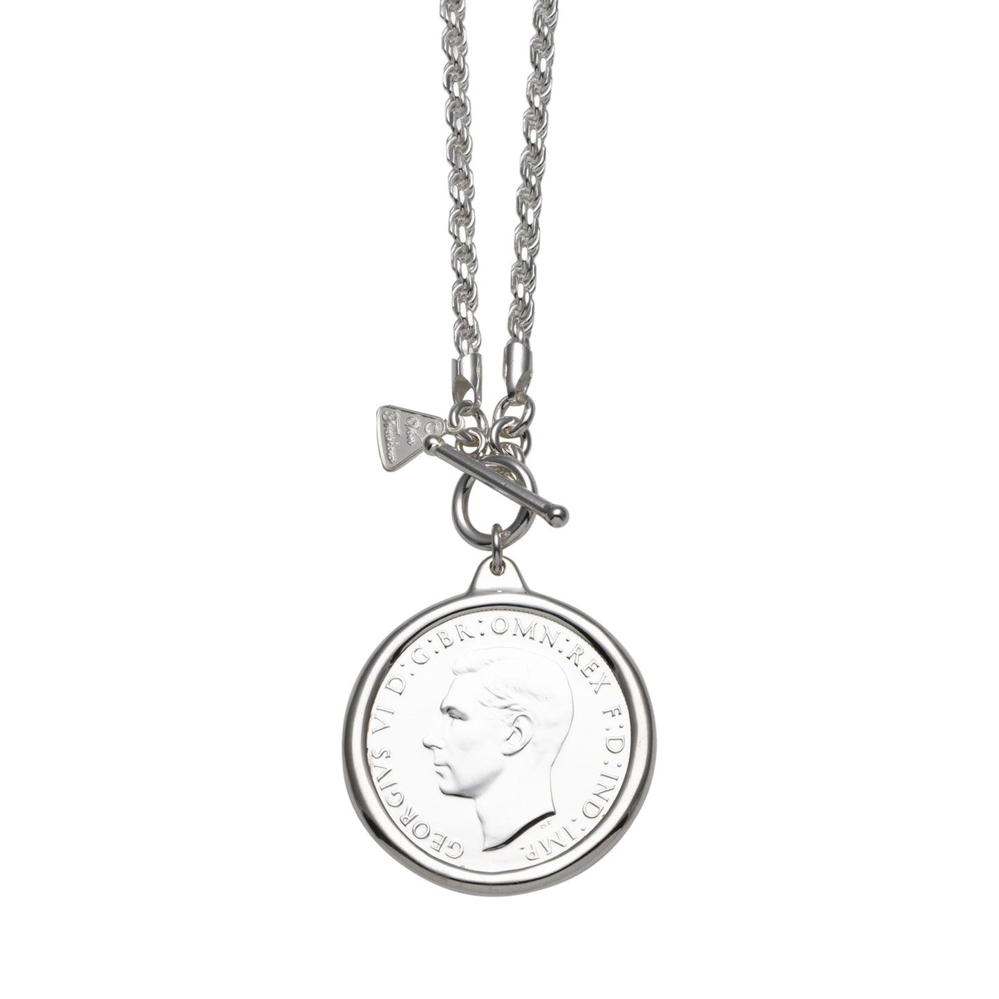 VT AUTHENTIC CROWN COIN NECKLACE