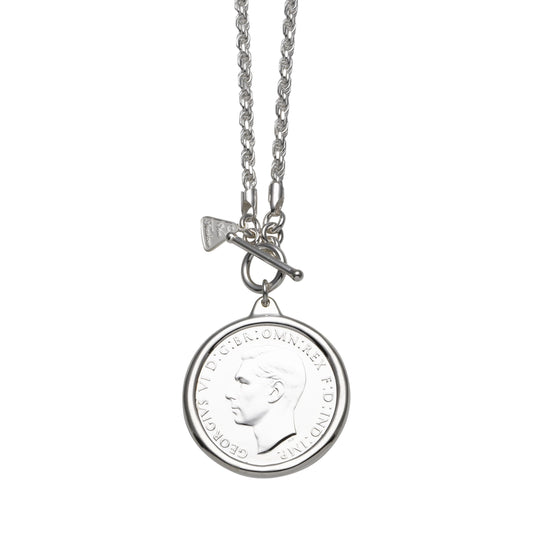 VT AUTHENTIC CROWN COIN NECKLACE