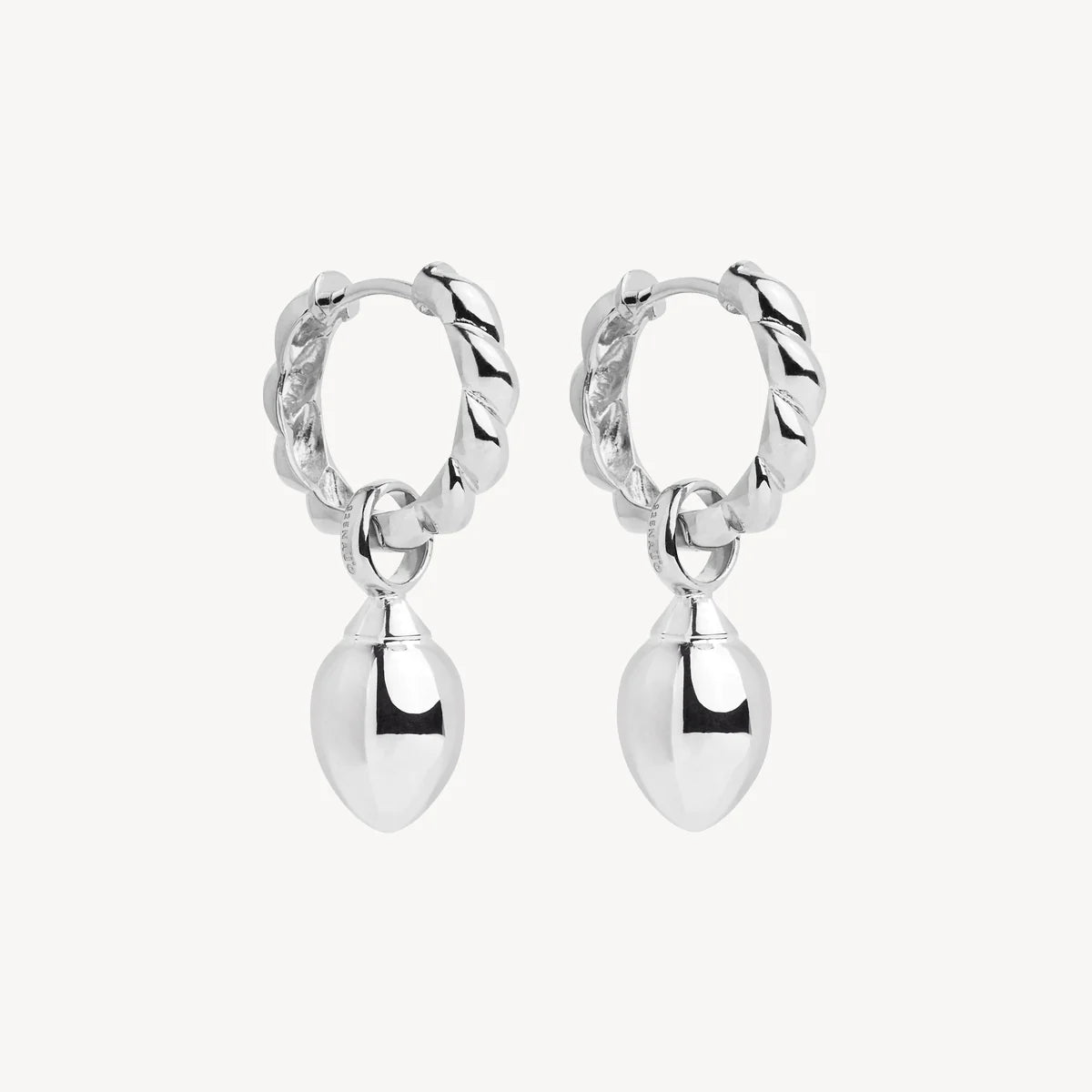 DEW DROP SILVER EARRINGS