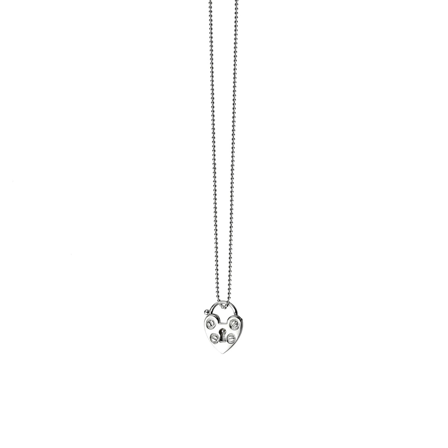 VT MINI HEART PADLOCK NECKLACE