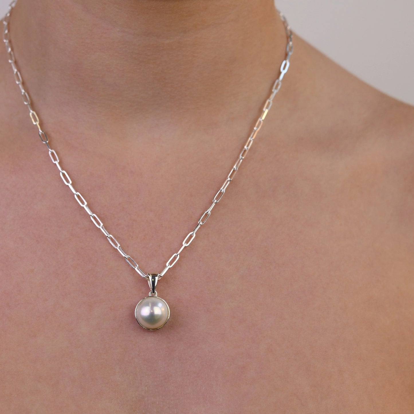 VT FRESHWATER PEARL CHAIN NECKLACE