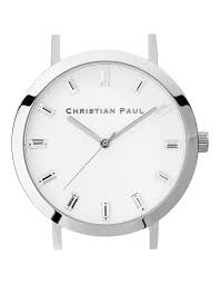 CHRISTIAN PAUL 43MM LUXE WHITE DIAL & SILVER CASE - LUX-WHI-SIL-43MM