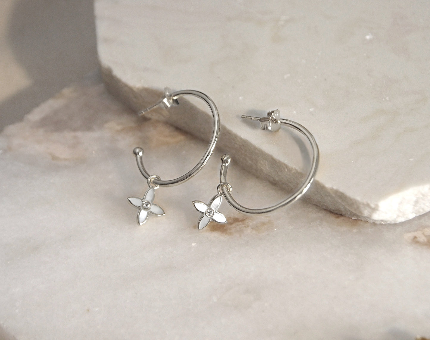 DESERT FLOWER FLORAL HOOPS