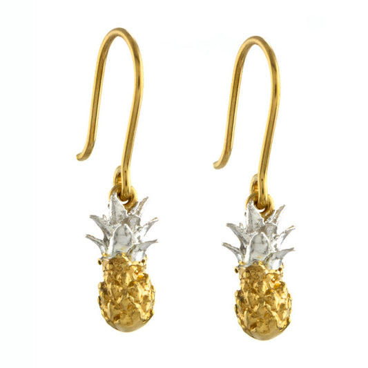 ALEX MONROE BABY PINEAPPLE EARRINGS