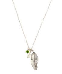 ALEX MONROE BANANA LEAF NECKLACE