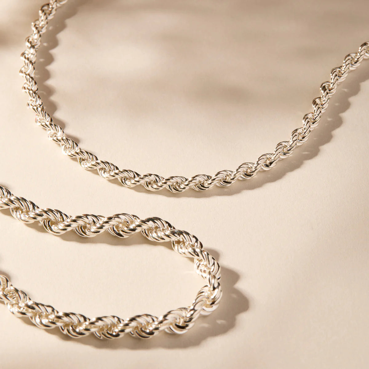 TWINE SILVER CHAIN