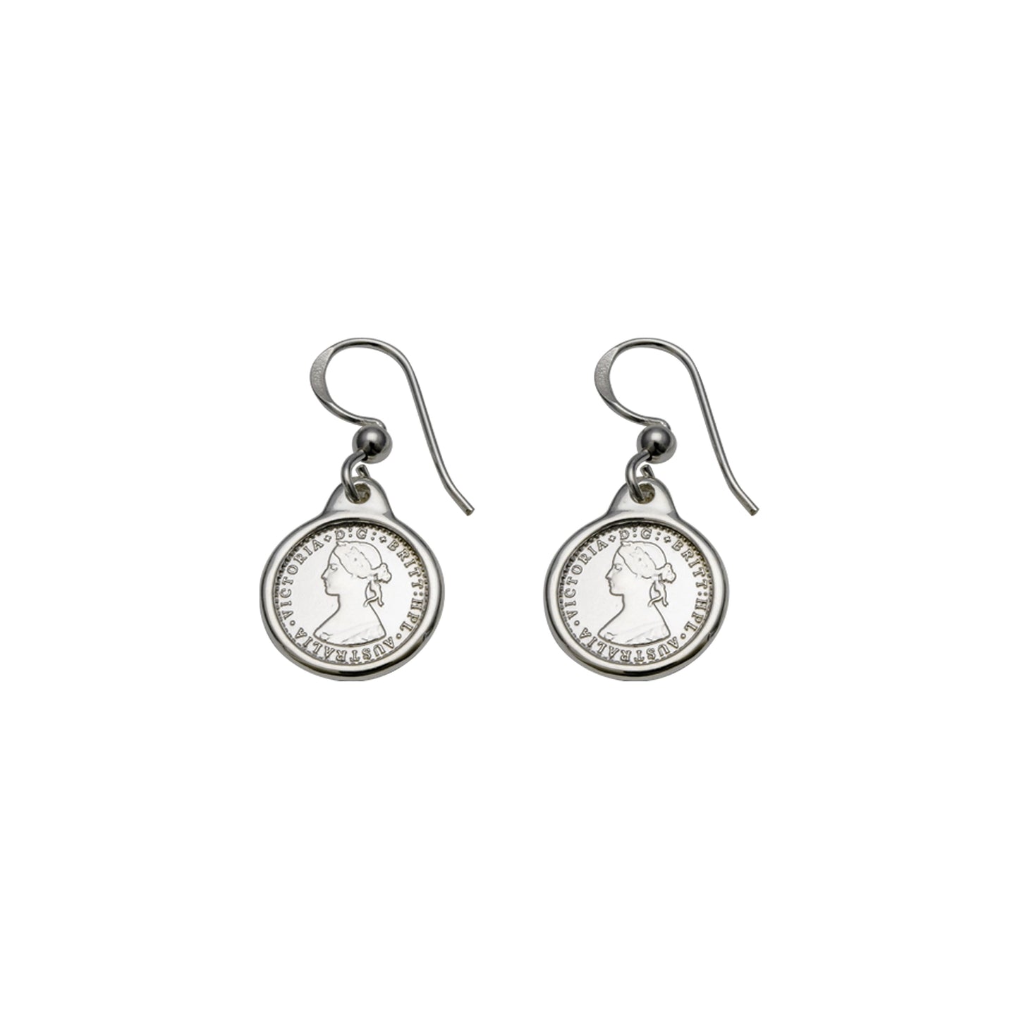 VT MINI COIN EARRINGS