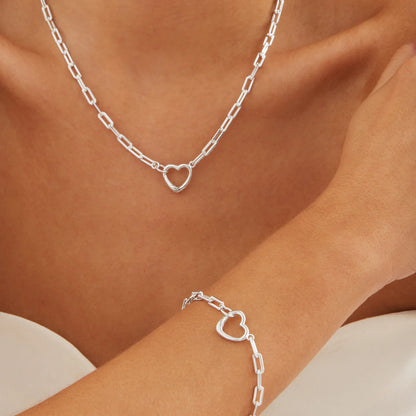 CUORE CHAIN LINK NECKLACE