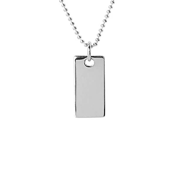 MINI TAG ENGRAVABLE NECKLACE