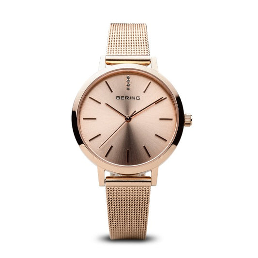BERING CLASSIC POLISHED ROSE GOLD - 13434-366