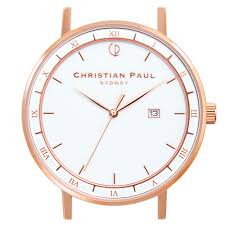 CHRISTIAN PAUL 43MM ALPHA WHITE DIAL & ROSE GOLD CASE - ALP-WHI-RG-43MM