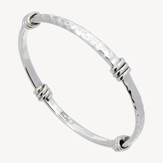 SILVER AMARRES BANGLE