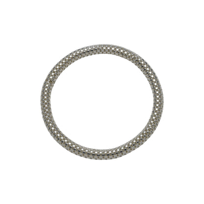 VT SILVER MESH BANGLE