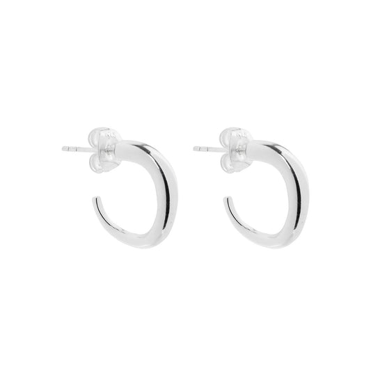 HALO STUD HOOP EARRING