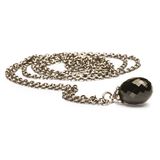 FANTASY SILVER NECKLACE WITH BLACK ONYX