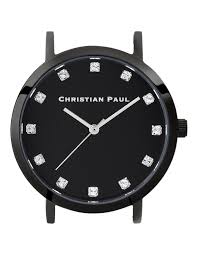 CHRISTIAN PAUL 35MM LUXE BLACK DIAL & BLACK CASE - LUX-BLK-BLK-35MM