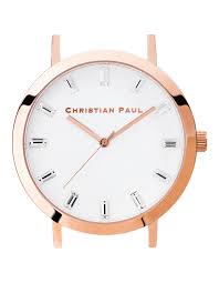 CHRISTIAN PAUL 43MM LUXE WHITE DIAL & ROSE GOLD CASE - LUX-WHI-RG-43MM