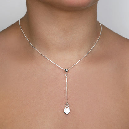 VT HEART DROP NECKLACE